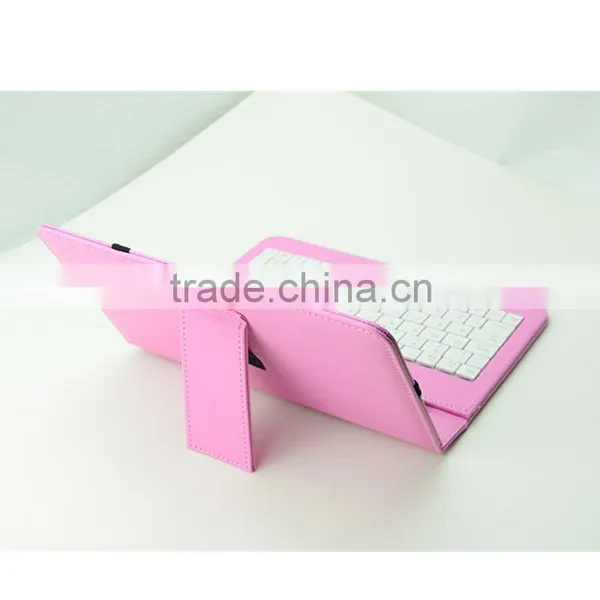Universal pu Leather Tablet Case Cover for Lenovo Thinkpad 8 for Huawei With Keyboard and Elastic Band Strip photo-2