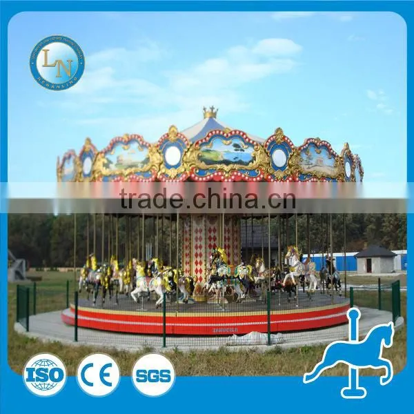 Theme Park Fairground Rides! China Manufacturing Amusement Rides Merry go Round Carousel Horse for Sale photo-5