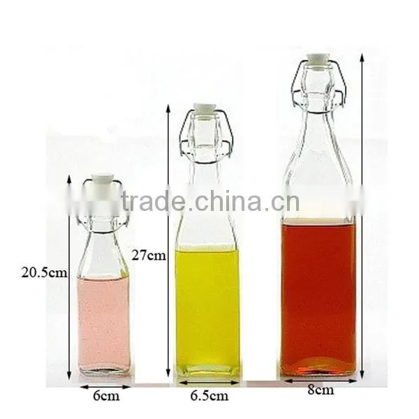1L Glass Milk Bottles Wholesale With Clip Lid photo-2