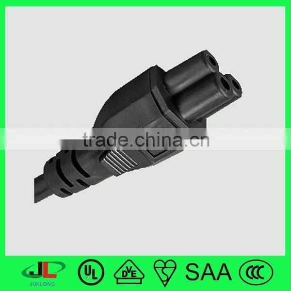 China Clear Insulated Wire Power Cord Flat Ccc Mickey 3 Prong Female Plug photo-2