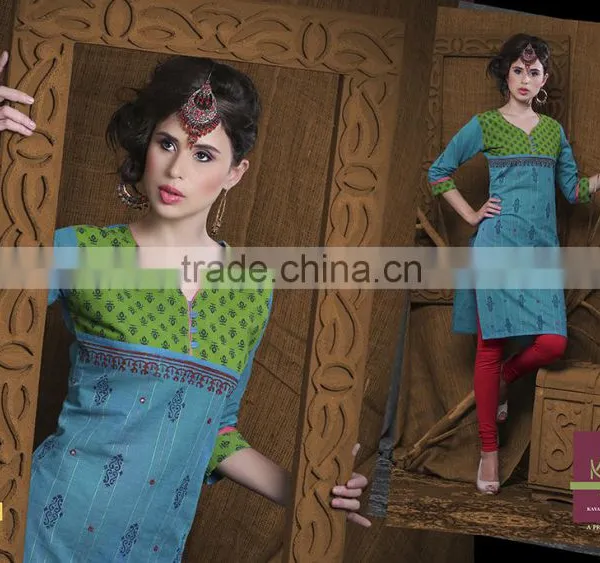 Indian Traditional Design Embroidered Kurtis In Wholesale Price For Women photo-6