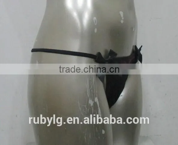 2016 Guangzhou Ruby Fashion Factory Newest Sexy Black Thong Lingeries Women Underwear photo-2