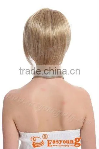 Blonde Afro Wig, Fake Short Hair Wigs for Ladies photo-3