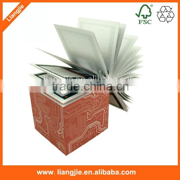 Side-advertisement Printed Notepad Cube, Memo Block photo-2