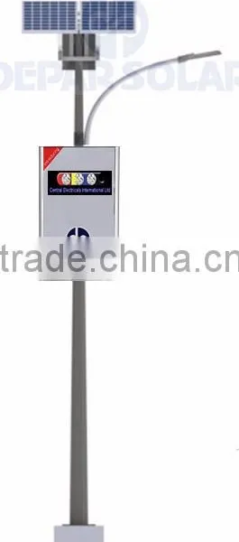 90W Solar Street Light With Advert Display 10m Pole- TOKYO Series Single Arm Design Homogenous Lighting With Adboard