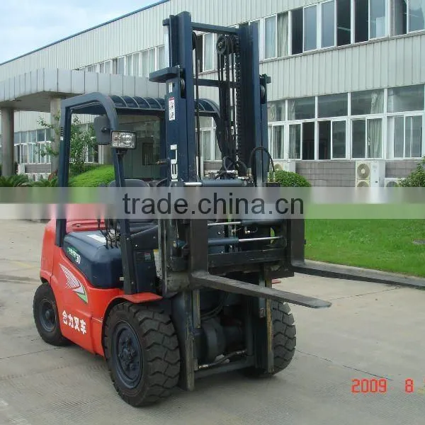 Side shift with fork positioner