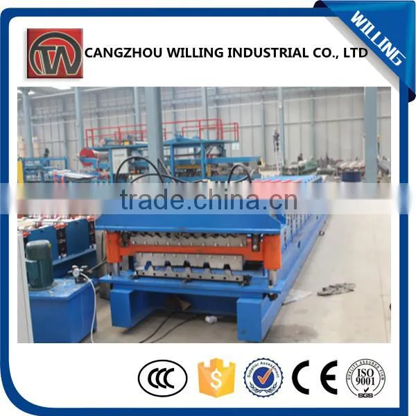 Metal Roofing Sheet Double Layer Roll Forming Machine photo-3
