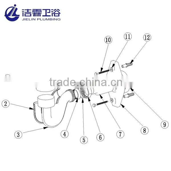 Plastic Urinal Drain Set photo-2