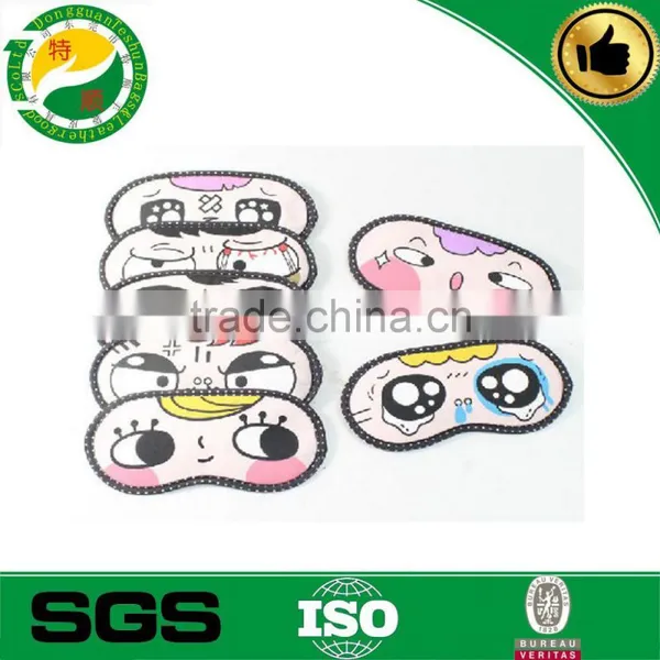 Manufacturers Customized Cartoon and Cut Sleeping Eye Mask/antiglare Good Results/breathable Strong