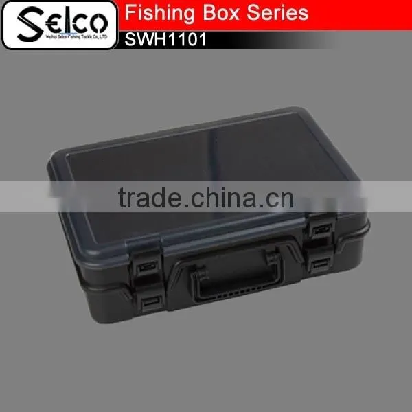 Black & Red Double Open High Qualityl Plastic Fishing Tackle Lure Box photo-4