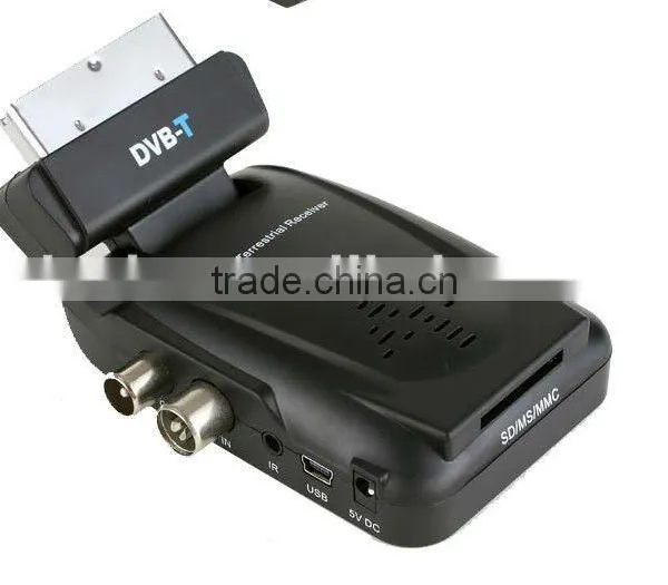 Digital Scart TV Box Tuner DVB-T Mini Freeview Receiver