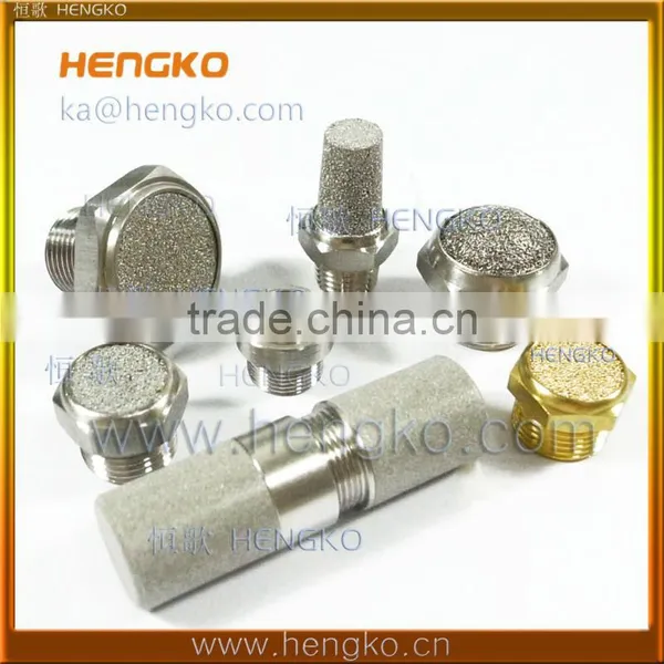 Sintered SS 316L Stainless Steel Silencing Pneumatic Exhaust Valve photo-5