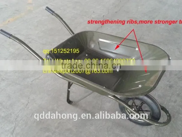 Hot Sale Concrete Wheel Barrow Building Tools With Solid Wheel WB6400 photo-2