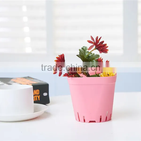 Plastic Square Pots for Plants Black Color photo-2