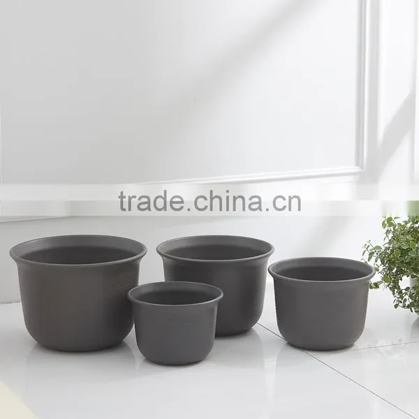 Plastic Round Succulent Plant Pot/Cactus Plant Pot Flower Container photo-3