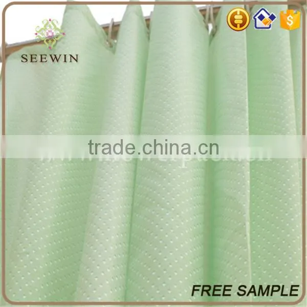 Whole Colored Waterproof Polyester Shower Curtains photo-4