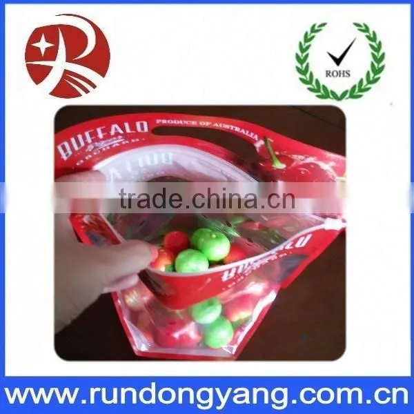 Printed Stand up Pouch Bag / Slider Zip Lock Fruit Bag for Grape photo-4