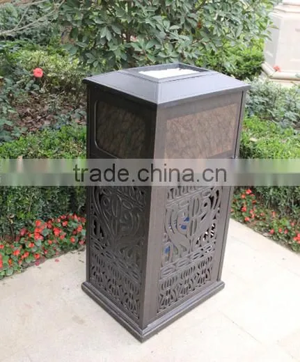 Arlau Outdoor Park Aluminium Waste Bin photo-2
