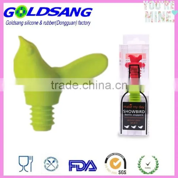 Reuseable Silicone Wine Bottle Stopper Party Colors Seal Top Cap photo-5