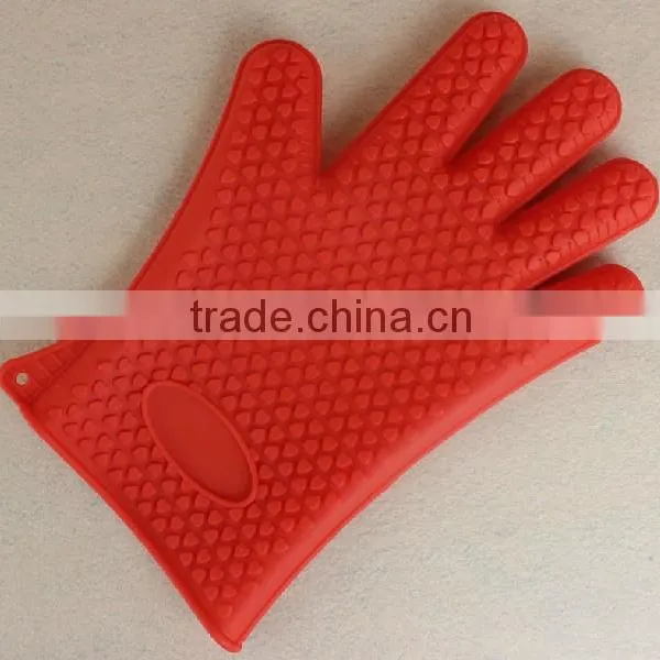 Hot Baking Microwave Oven Cooking Mitts Kitchen Heat Resistant Silicone Glove photo-2