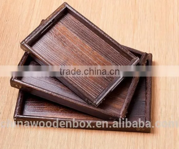 Antique Wood Serving Trays photo-3