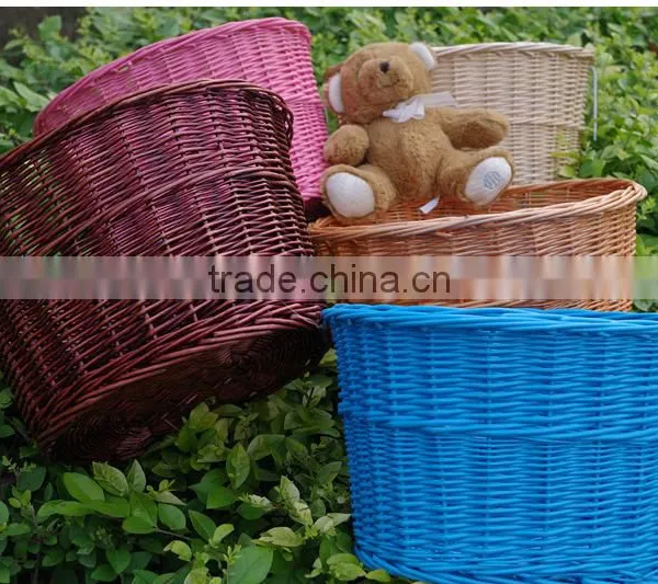Wicker Hot Sale Shopping Bike Baskets photo-2