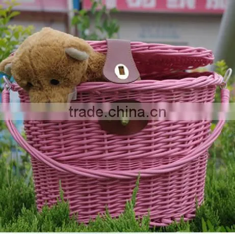 Wicker Hot Sale Shopping Bike Baskets photo-6