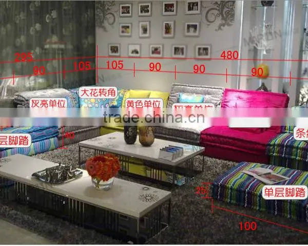 OZ221 Multi Color Optional Colours Fabric Cover Living Room Sofa photo-3