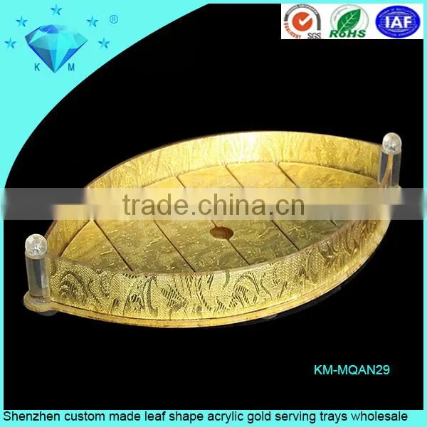 Wholesale Custom All Sizes Gold or Silver Acrylic Fruit Plate photo-6