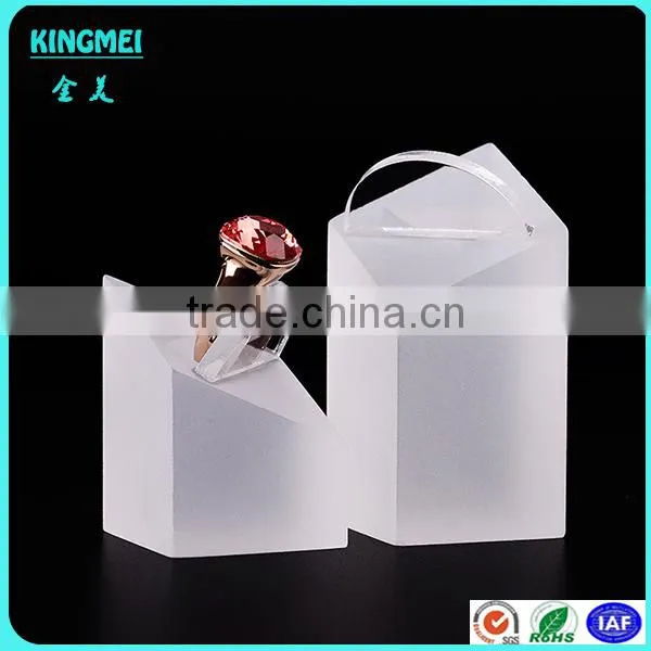 2015 Hot Sale Acrylic Single Ring Holder Display,acrylic Jewelery Display Stand for Window photo-6