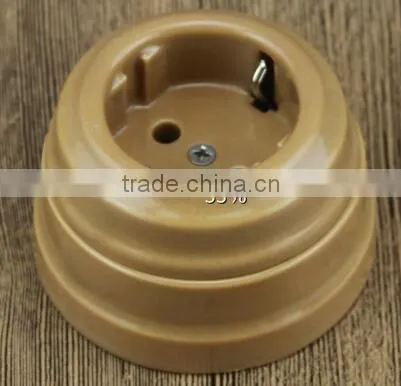 Different Types of European ru Ceramic Porcelain Power Universal 2-gang Pop up Sockets photo-5