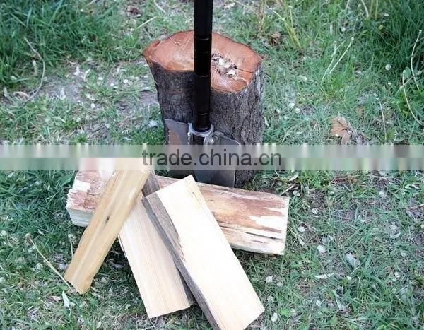 New Model Outdoor Multifunction Bushcraft Shovel Knife Hoe Hammer and Flashlight photo-2