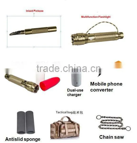 Emergency Tool to Break Car Window/ Self-driving Emergency Tools and Equipment/ Multifunction Shovel With Waring Light photo-2