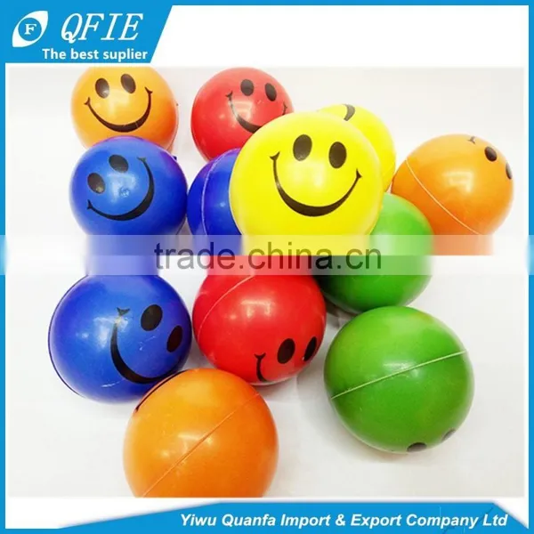 Wholesale 5cm Soft Custom Antistress Emoji PU Foam Squeeze Ball for Vending Machine photo-4