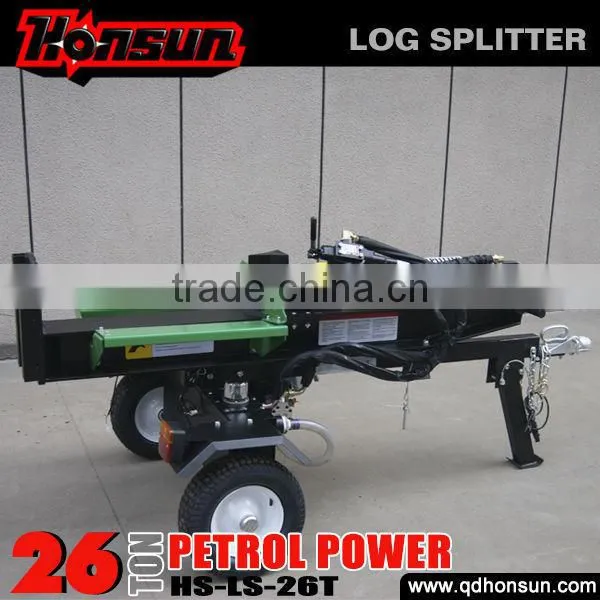 With 18 Months Warranty CE Approved Briggs&Stratton Lifan Petrol Engine Industrial Hydraulic 26t Log Splitter Hydraulic Cylinder