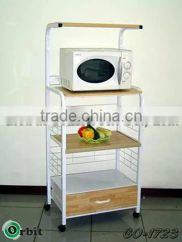 Kitchen Stainless Steel Wire Metal Storage Shelf photo-5