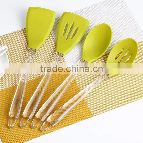 High Quality Factory Price PS Handle Silicone Kitchenware Cooking Utensil photo-3