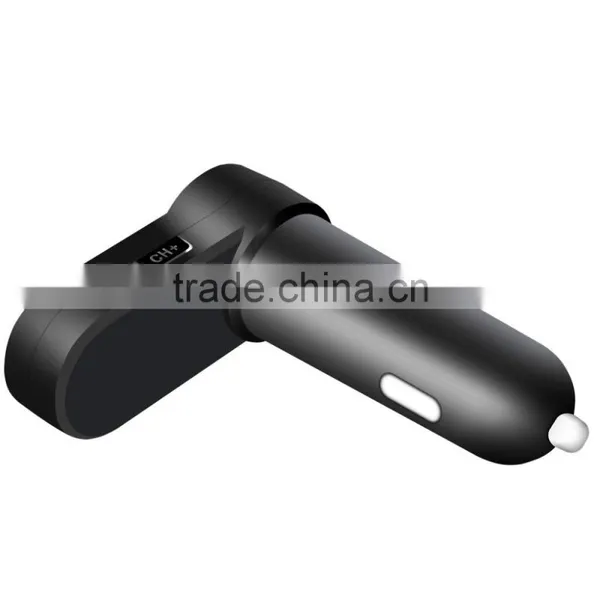 Wireless Bluetooth Car Kit With Portable Dual USB Car Charger Hands Free MP3 Player FM Transmitter photo-2