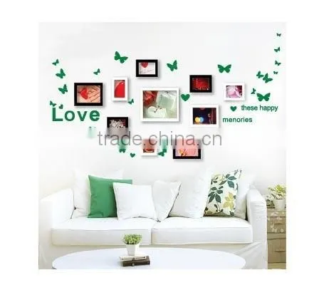 Butterfly Love Photo Wall Can Remove Three Generations of Wall Stickers, Kids Room Decoration 3d Wall Stickers photo-4