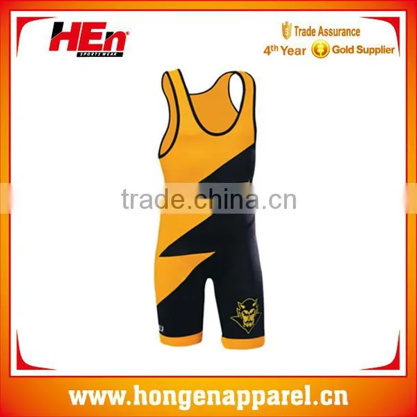 Custom State Wrestling Singlets With Lycra Fabric