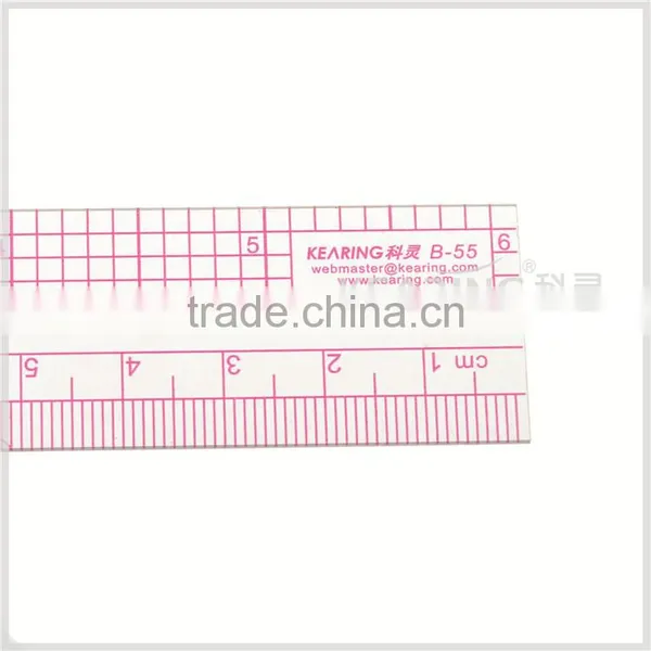 Kearing 1.2mm Thick 20cm&8" Flexible Garment Ruler for Sewing Garment Measurement in Sandwich Line Printing #B-56 photo-3