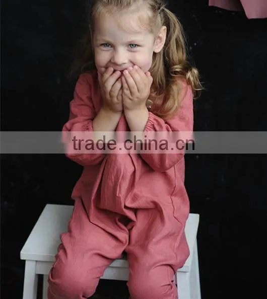 Children's Jumpsuit Linen Overalls Baby Romper Best Selling Products 2017 In USA photo-2