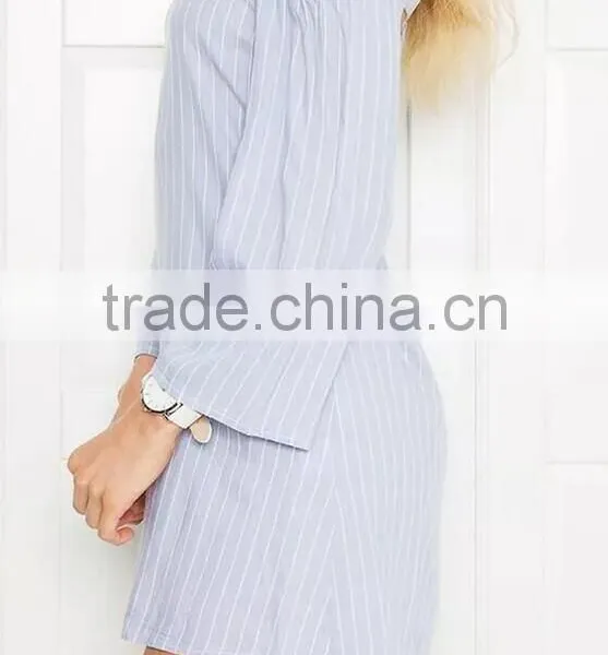 Runwaylover EY2330B Europe Style 2017 Ladies Fashion Off-Shoulder Blouse photo-3