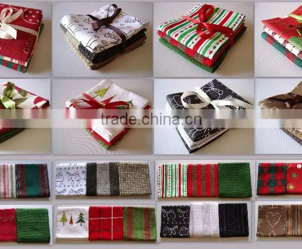 Dishtowel Christmas Collection, Set of 3