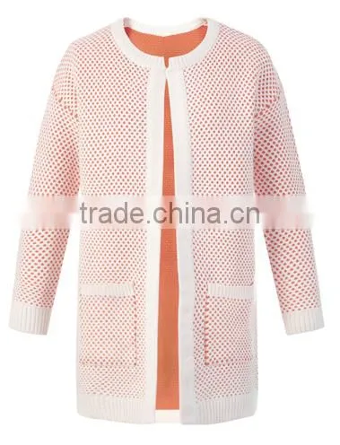 Fashion Cardigan 2017 Open Front Thick Knitted Sweater Csrdigan for Women photo-2