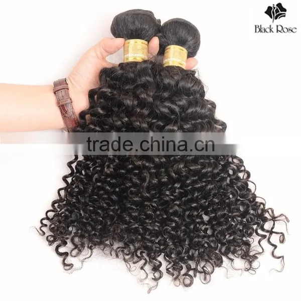 Black Rose New Arrival Crochet Braids With Human Malaysain Curly Hair, Raw Unprocessed Malaysian Human Hair photo-2