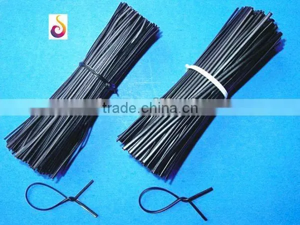 Plastic Black Twist Tie