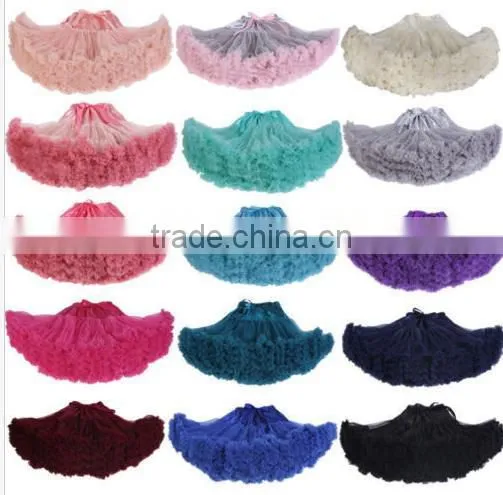 Tutu Fluffy Party Skirt Soft Princess Ballet Pettiskirt Dancewear