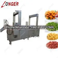 Continuous Peanut Frying Machine|Potato Chips Fryer Machine Supplier in China