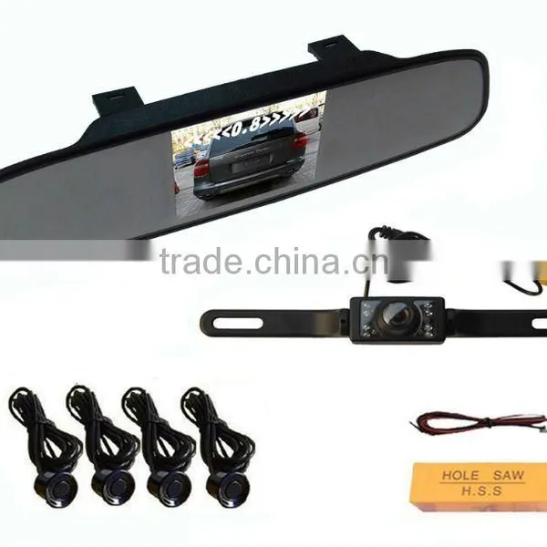 Wireless Car Rearview Camera Video Parking Sensor With Built-in 3.5inch TFT Moniter photo-2